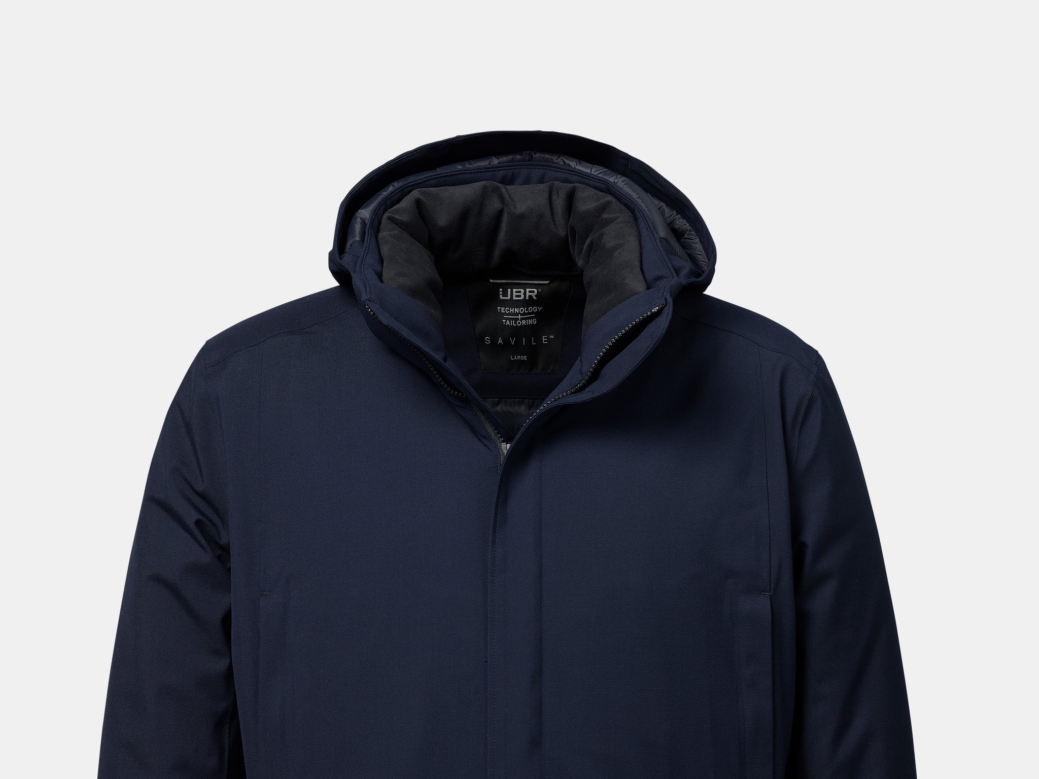 dark navy wool