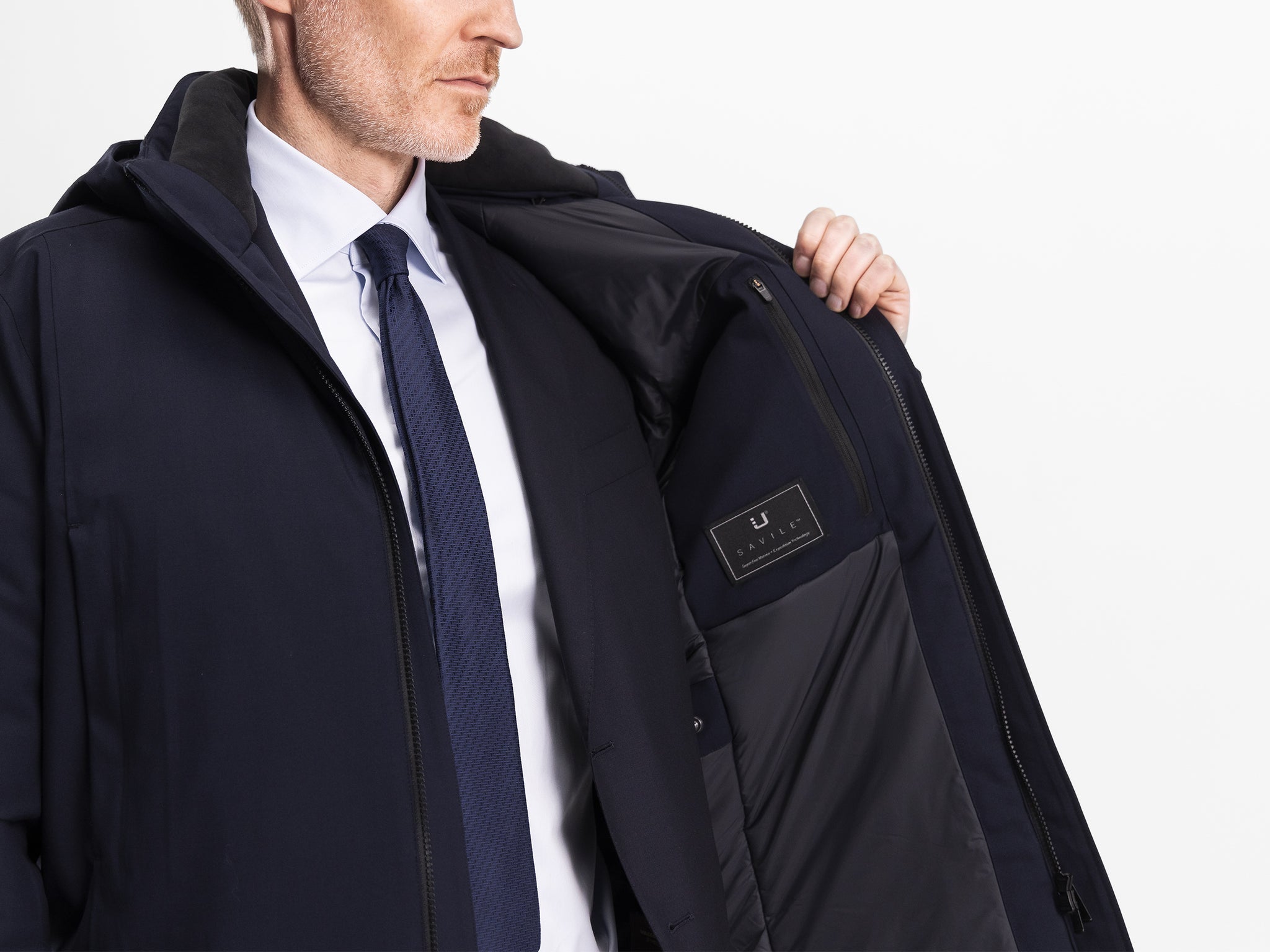 dark navy wool