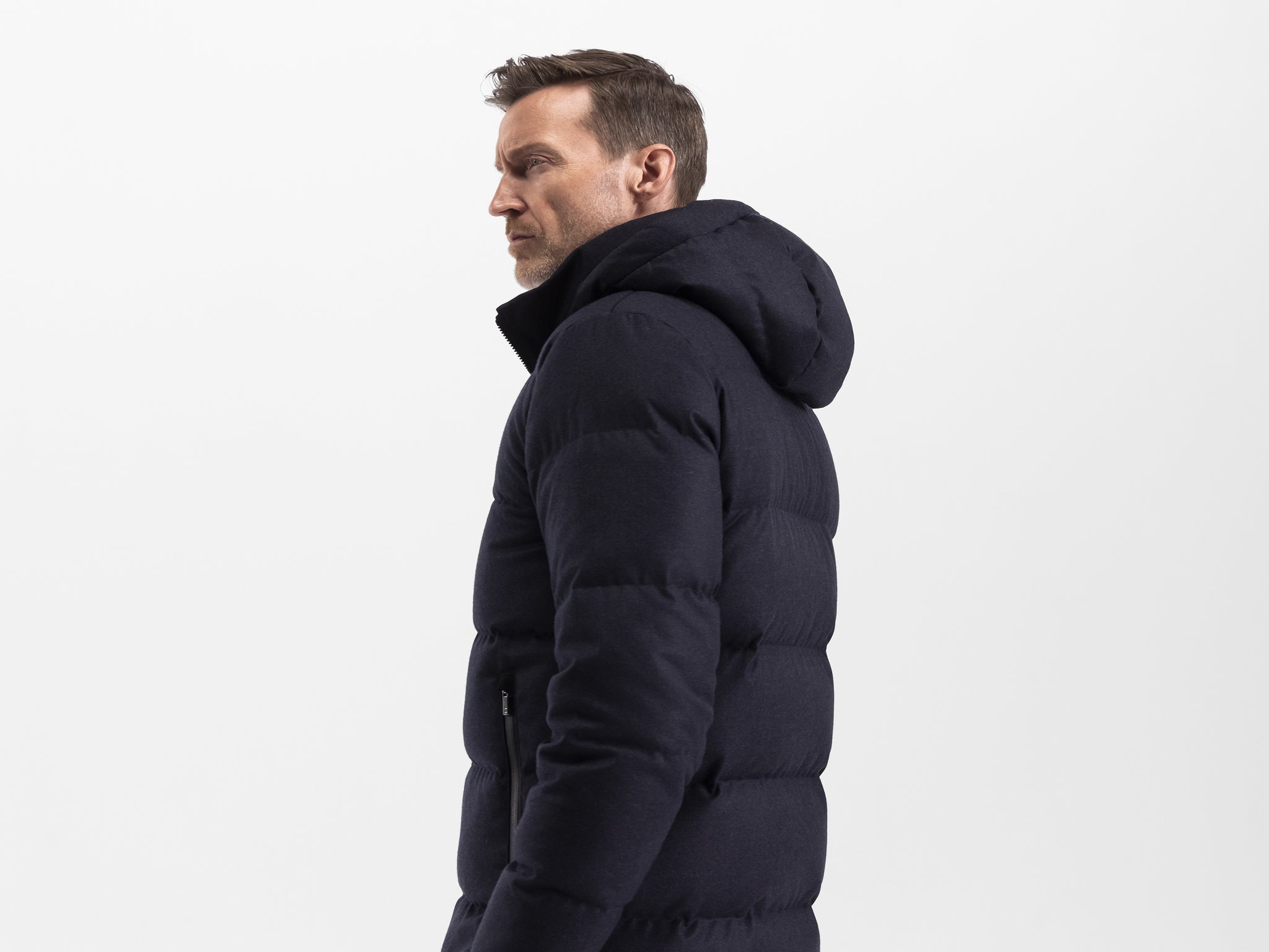 navy melange