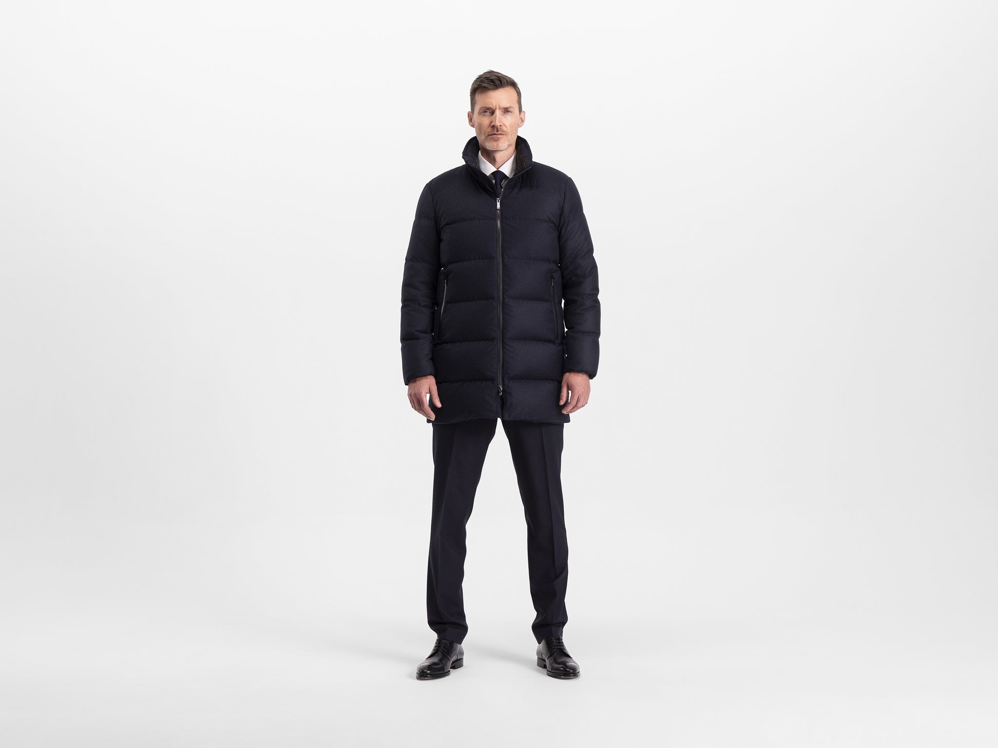 navy melange