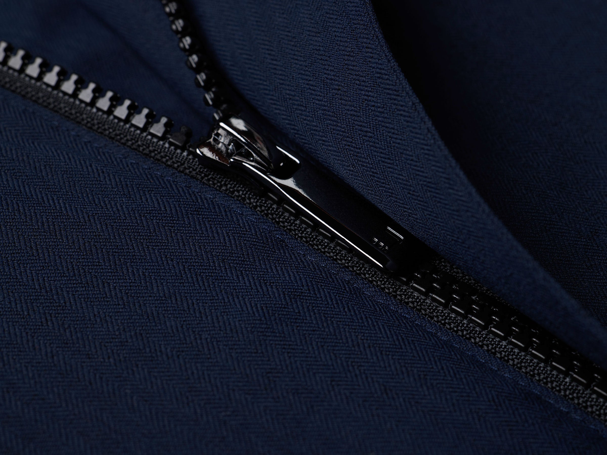 navy herringbone
