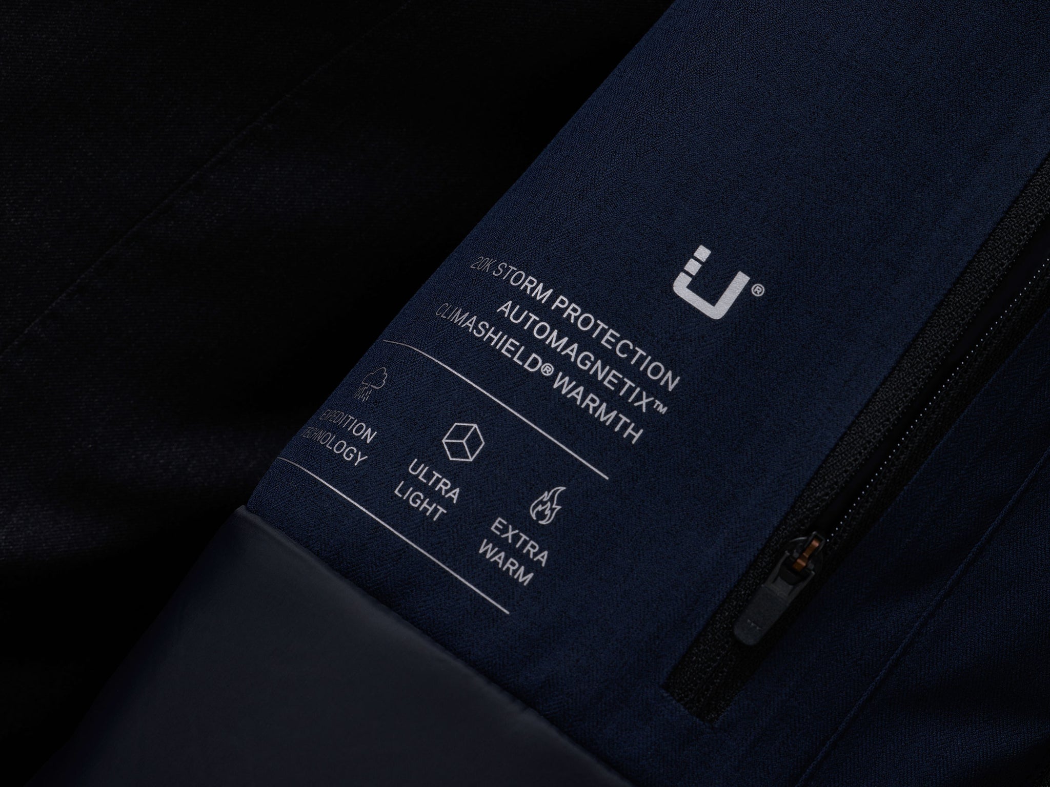 navy herringbone