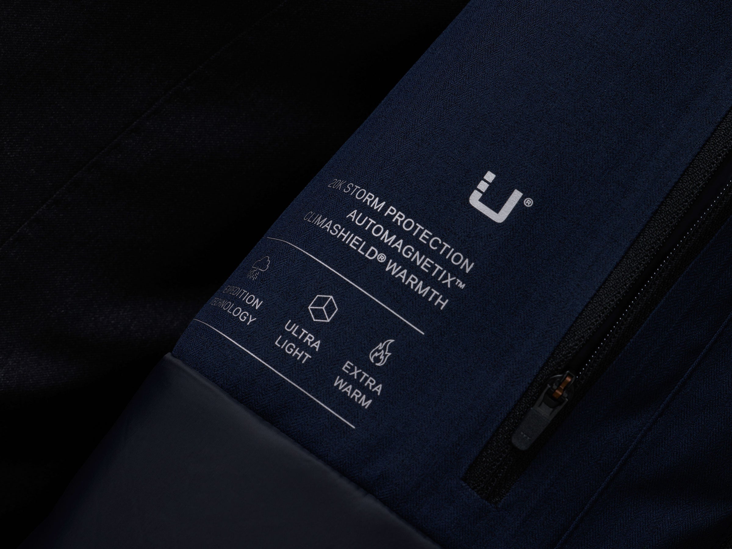 navy herringbone