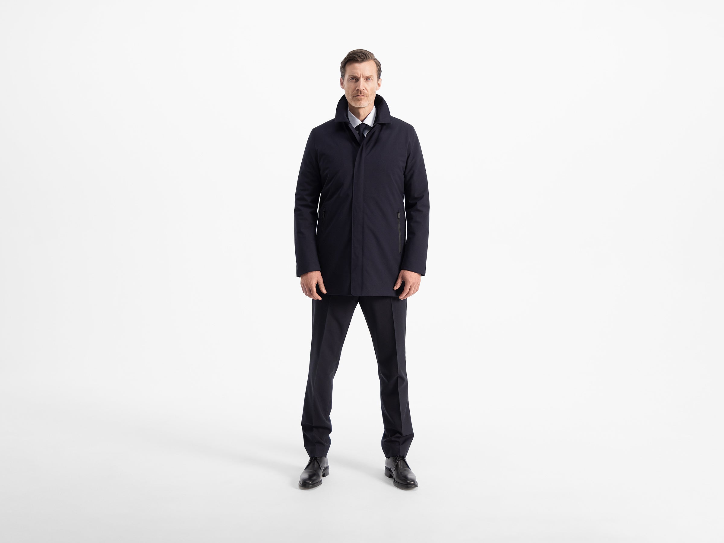dark navy wool