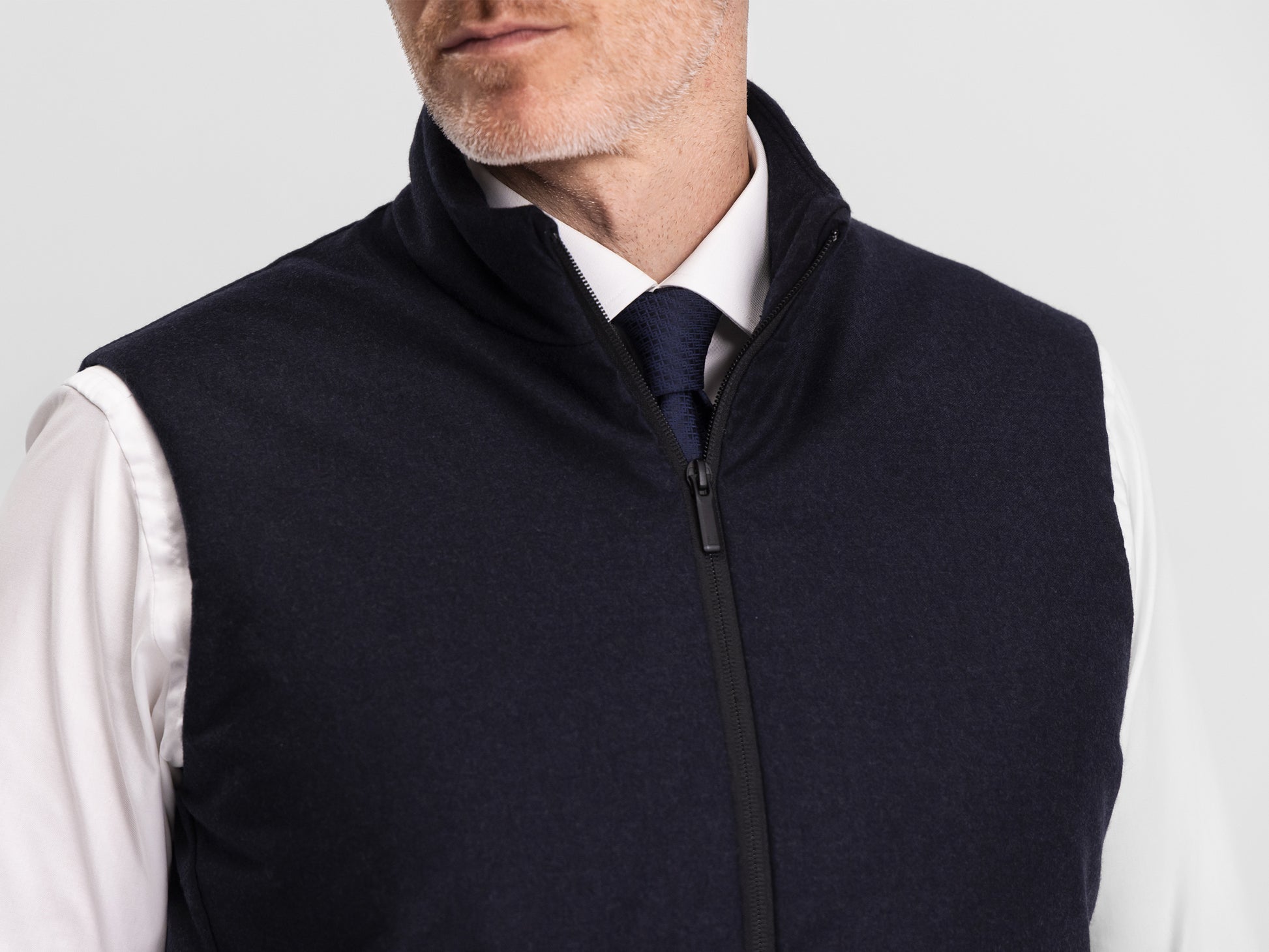 navy melange