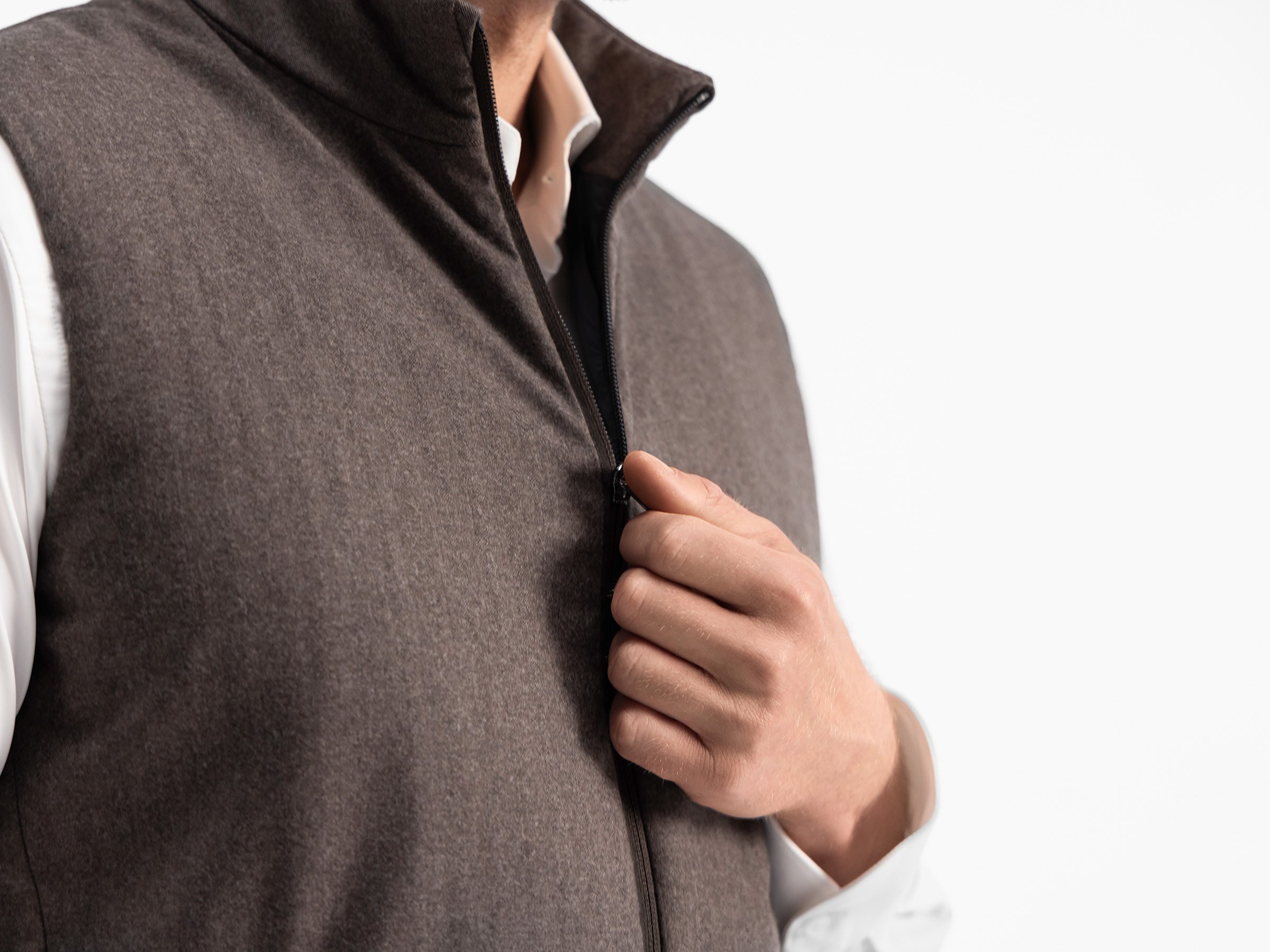 brown herringbone