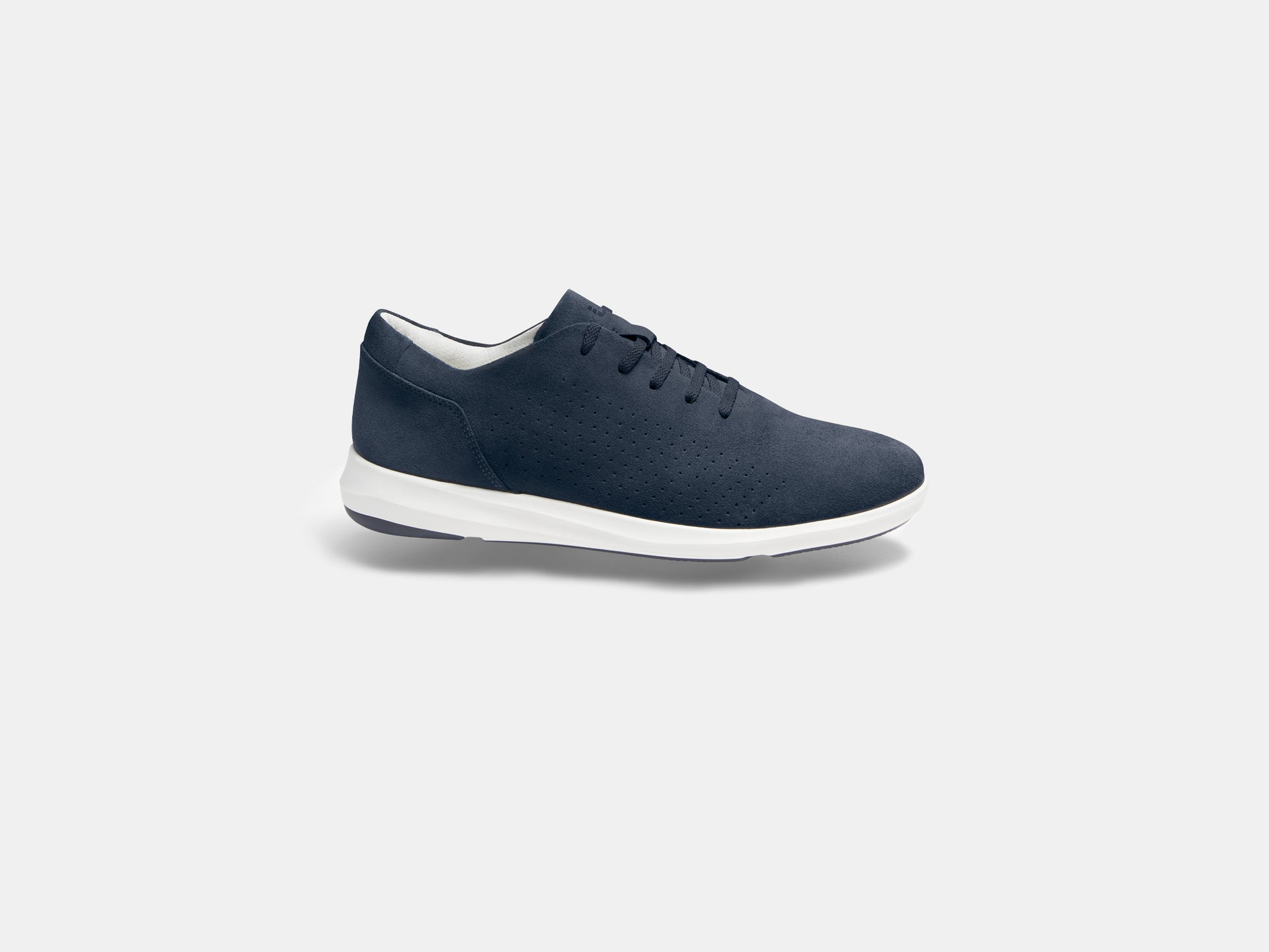 navy suede