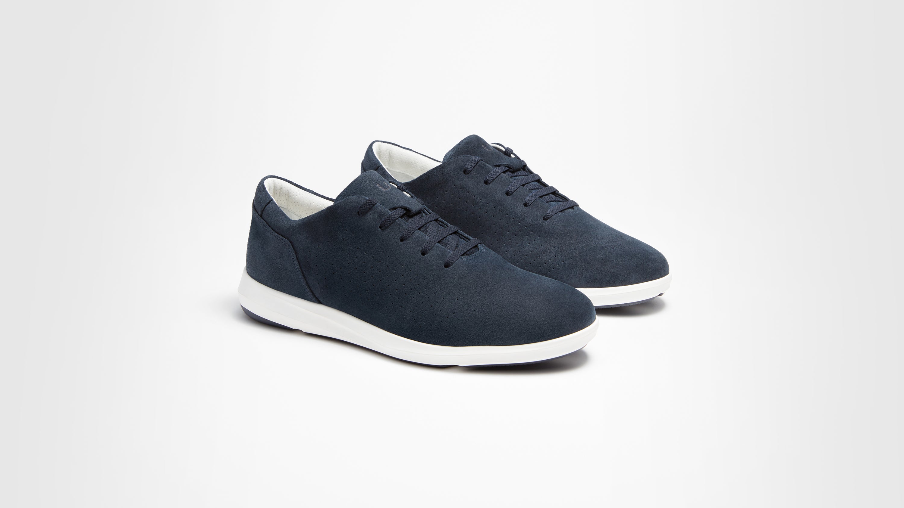 navy suede