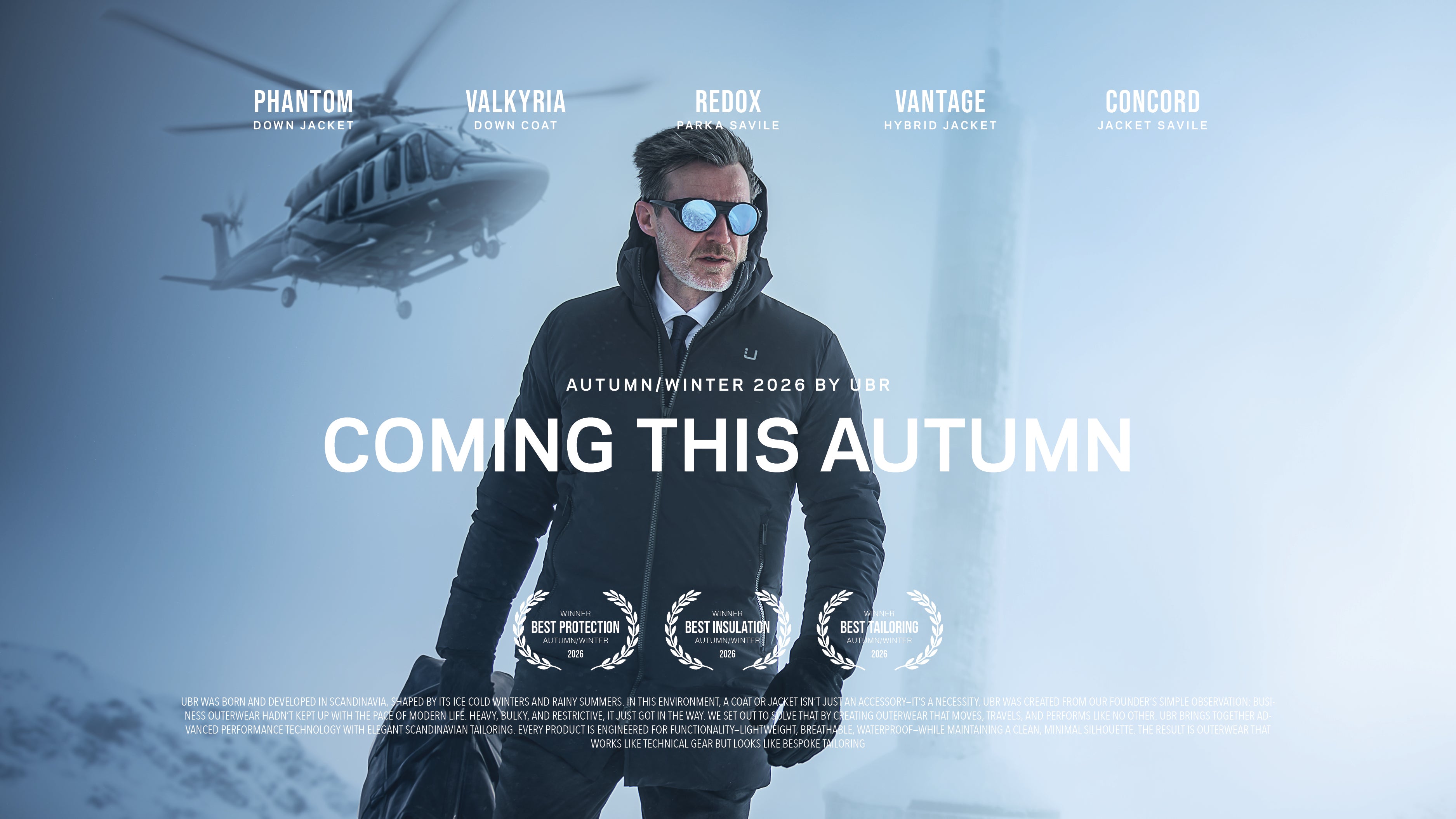 UBR: Technology + Tailoring | Elegant Outerwear for Men and Women
